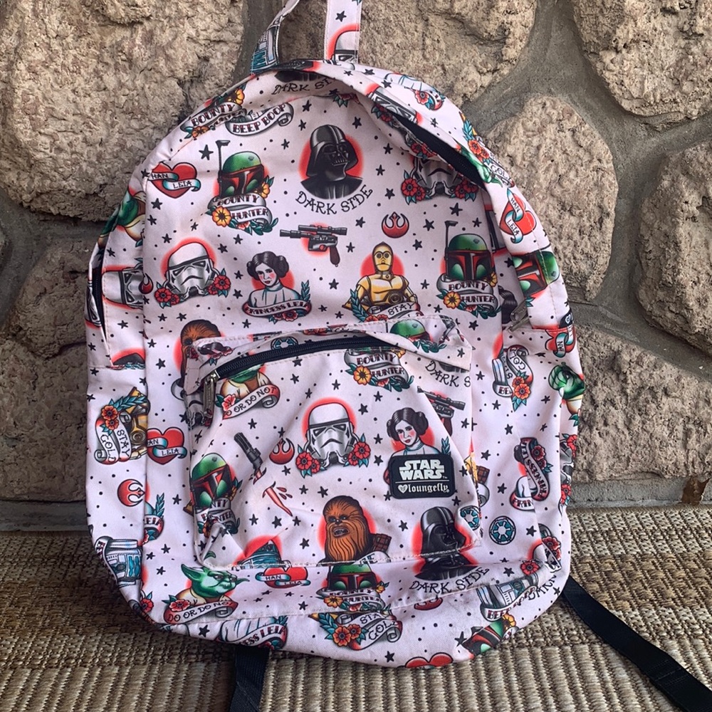 Star Wars tattoo loungefly book bag